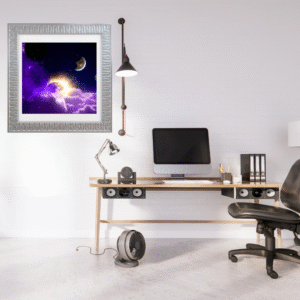 ⭐galactic wall art – vivid nebula & space poster | instant digital download (20x20")